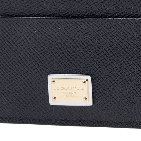 dolce gabbana bi0330 a1001 80999|Calfskin card holder in Black for Women .